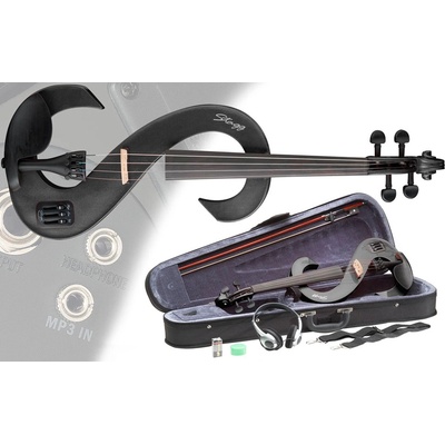 Stagg Цигулка електрическа stagg - Модел evn 4/4 mbk