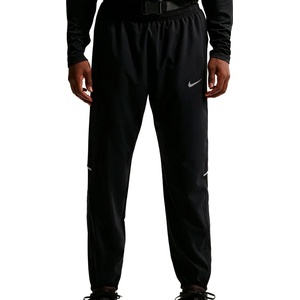 Nike Мъжки ежедневен панталон Nike Dri-Fit Miler Woven Pant Casual trousers - Black / Black / Reflective Silver (007-4743-0112)