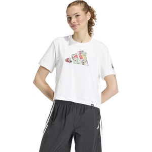 ADIDAS Тениска food cropped loose graphic