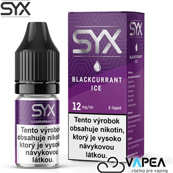 Syx Classic Blackcurrant Ice 10 ml 12 mg