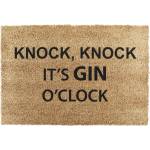 Artsy Mats Изтривалка от кокосови влакна 40x60 cm Gin O'Clock - Artsy Doormats (TYPO-GINOCLOCK)