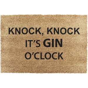 Artsy Mats Изтривалка от кокосови влакна 40x60 cm Gin O'Clock - Artsy Doormats (TYPO-GINOCLOCK)