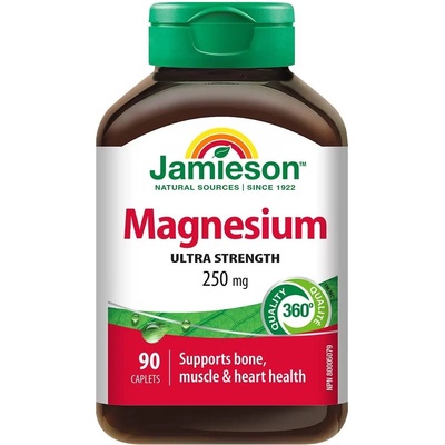 Jamieson Магнезий, 250 mg, 90 таблетки, Jamieson