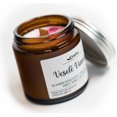Drefka Veselé Vianoce Pomaranč, Vanilka, Malina, Škorica 200 g
