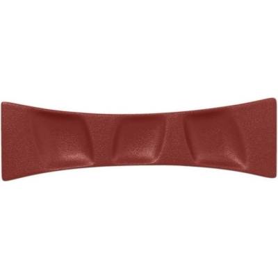 RAK Porcelain Talíř koktejlový 32 x 9,5 cm tmavě červená RAK-NFMZCP32DR