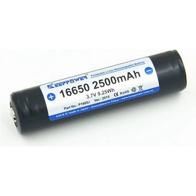 KeepPower 16650 2500mAh Li-ion 3,7V