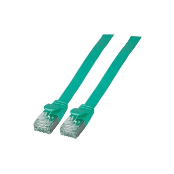 EFB-Elektronik RJ45 Flachpatchkabel U/FTP, Cat. 6A, PVC, 5m, grün (K5545GN. 5) (K5545GN. 5) (K5545GN.5)