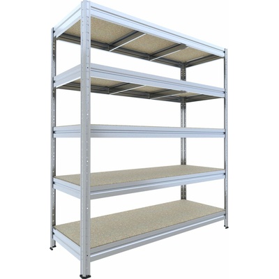 Biedrax Regál 60 x 160 x 177 cm pozink 5 políc