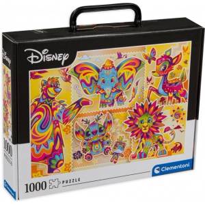 Clementoni - Пъзел PZL 1000 BRIEF CASE DISNEY CLASSIC 39677 1000 ч