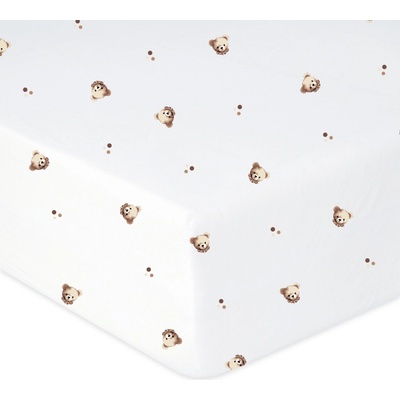 Babymatex Bavlnené prestieradlo - Medvedíky 60x120