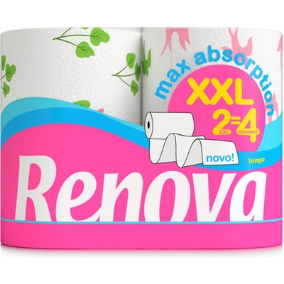 RENOVA Jarní kuchyňské utěrky 2vrstvé, 2 role – Hledejceny.cz