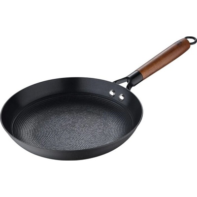 MASTERPRO Panvica železná ODIN 24 cm čierna