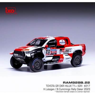 IXO Toyota GR DKR Hilux T1+ Rally Dakar 2023 217 Lategan Cummings 1:43