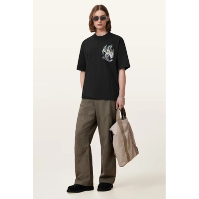 AllSaints Памучна тениска AllSaints DRAGON (M036PC)
