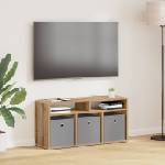 vidaXL Долно шкафче 87 x 27, 5 x 43 см Дъб (8000587)