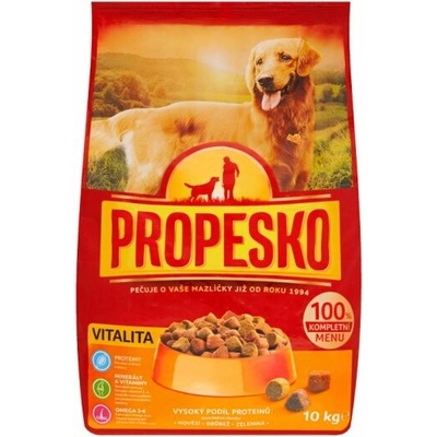 Propesko Vitalita s drůbežím hovězím a zeleninou 10 kg