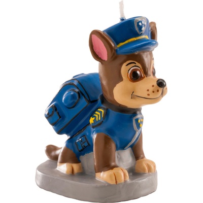 Dekora Свещ за рожден ден - Chase Paw Patrol 7см