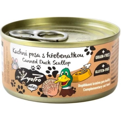 LyoPro Cat Kačacie prsia s hrebenatkou 85 g