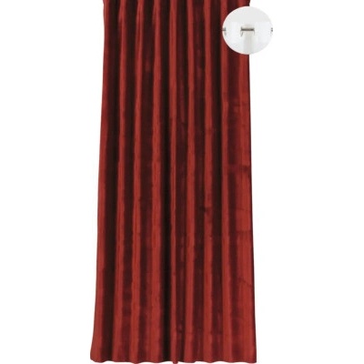 Záves Velvet Castellano uni terracotta 300x245 cm