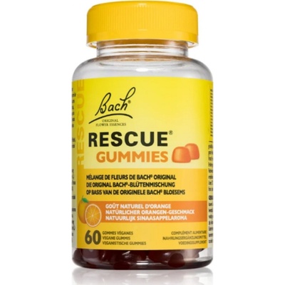 Bach Rescue Gummies pomaranč 60 pastiliek