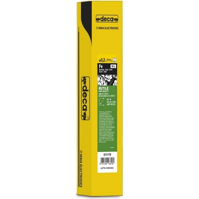 Deca Рутилови електроди Deca, 011179 - 120 A, 3.2 mm, 300 mm, 2 kg (011179)