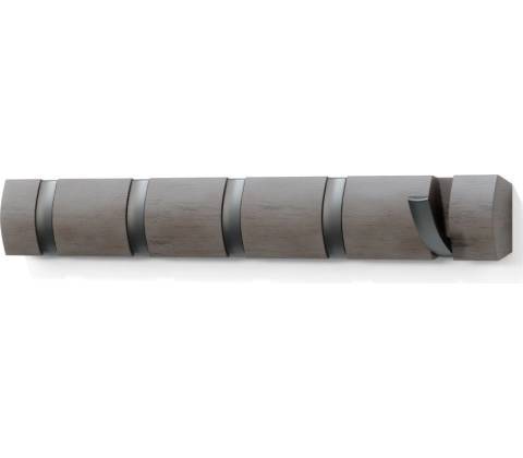 Umbra Flip 8 háčků šedý / cínový