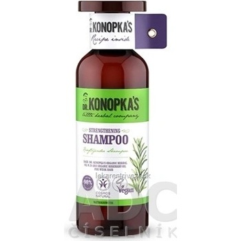 Dr. Konopka certifikovaný bylinný posilňujúci šampón na oslabené vlasy 500 ml