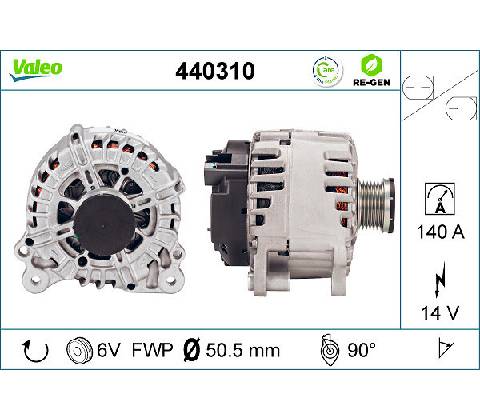 Alternátor VALEO 440310