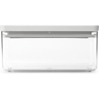 Brabantia Кутия за съхранение на продукти Brabantia Tasty+ Stackable 1008874, 1.5 л, Силиконово уплътнение, Без BPA, Светлосив (1008874)