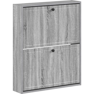 vidaXL Стенно шкафче за обувки EDE 71 x 17 x 86 см Инженерна дървесина (895981)