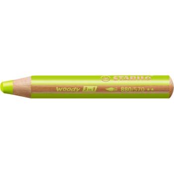 STABILO Светлозелен тебеширен молив Stabilo Woody 880/570 (880/570)