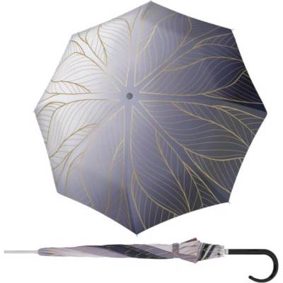 DopplerCarbonsteel Long AC Berry 714865GO01 dámský holový vystřelovací deštník šedý