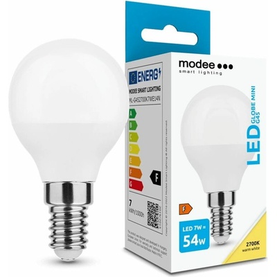 Modee E14 7W mini globe LED teplá 2700K