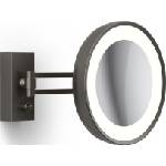 Decor Walther Увеличително козметично огледало x7 BS 36 стенно тъмен метал мат (0123866)