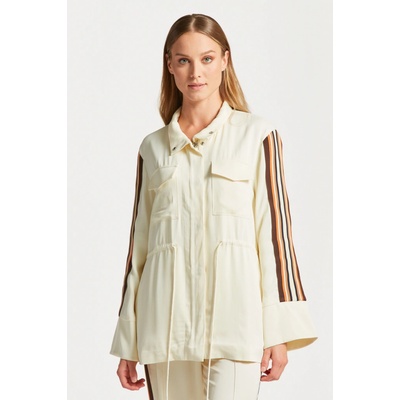 Gant Relaxed Striped bielá