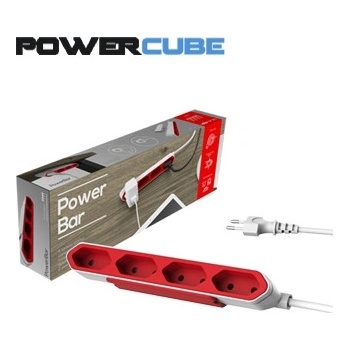 Powerbar 2 zásuvky, 2x USB, 1,5m