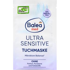 Balea med Текстилна маска за лице Ultra Sensitive, 1 бр (1500534)