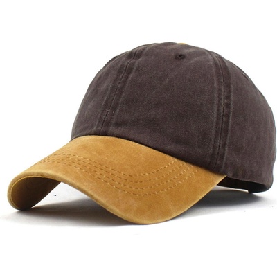 HARAHU Шапка с козирка co-15585 - Кафяво / Жълто kp15585 (co-15585)