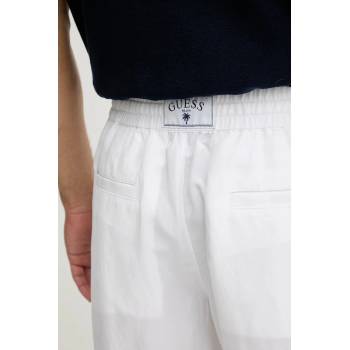 Guess Къс панталон мъжки с лен (F6GD01.WN202)