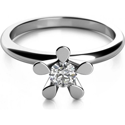 Couple prsten Flower Ii bílé zlato se zirkonem 6860608 0 1