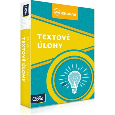 Albi Mozkovna do kapsy Textové úlohy – Zboží Dáma