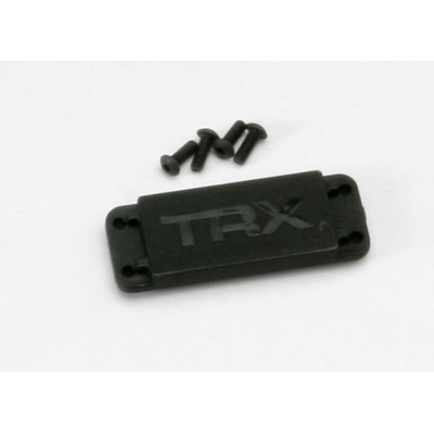 Traxxas Капаче заместител за серво Traxaxs Summit Cover plate, steering servo/ 3x8 BCS (4), TRX5326X (TRX5326X)