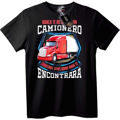 NOONEBRAND Тениска Камионер: Никога не Дразни Camionero - M, Black