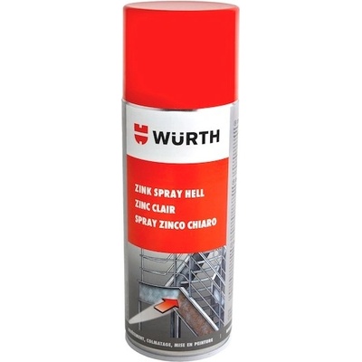Würth ZÁKLADNÍ ZINKOVÁ OCHRANA ZINKOVÝ SPREJ, SVĚTLÝ 400ml