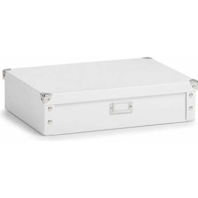 Zeller Present Box s vekom, 44,5 × 31,5 × 11 cm, biely, 17769