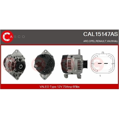 Generátor CASCO CAL15147AS