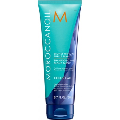 Moroccanoil Blonde Perfecting Neutralizačný šampón pre blond vlasy 200 ml