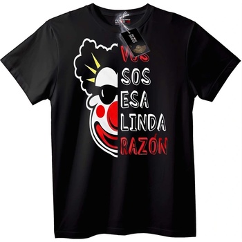 NOONEBRAND Тениска Ти си тази прелестна причина - 4XL, Black
