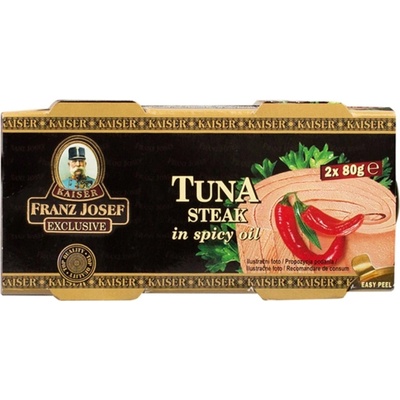 Kaiser Franz Josef Exclusive Tuniak steak v pikantnom oleji 2 x 80 g