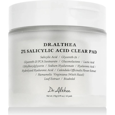 Dr. Althea 2% Salicylic Acid Clear Pad 65 бр